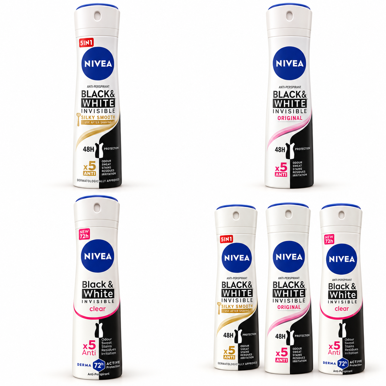 خانوادهٔ NIVEA؛ اسپری نیوآ سیلکی اسموت